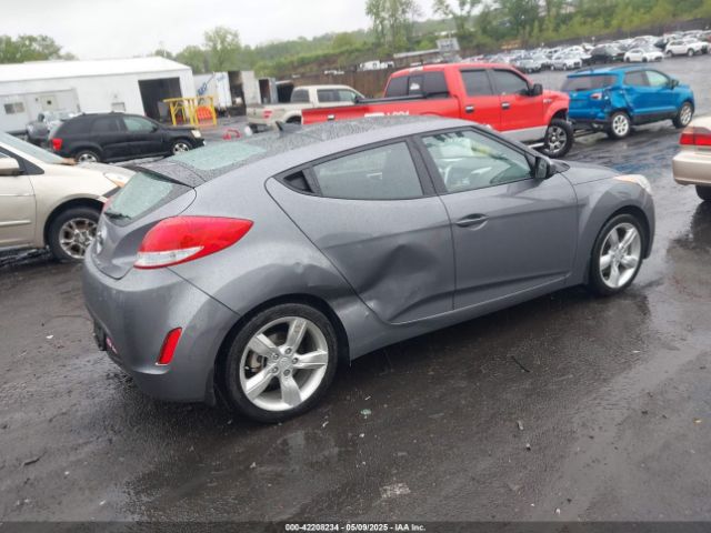 KMHTC6AD6EU184414 Hyundai Veloster Base W/black