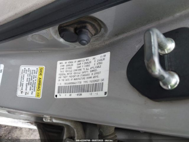 2009 ACURA TL 19UUA86589A017735 Photo 8