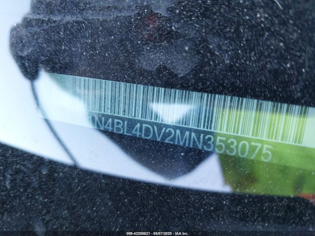 1N4BL4DV2MN353075 Nissan Altima Sv Fwd