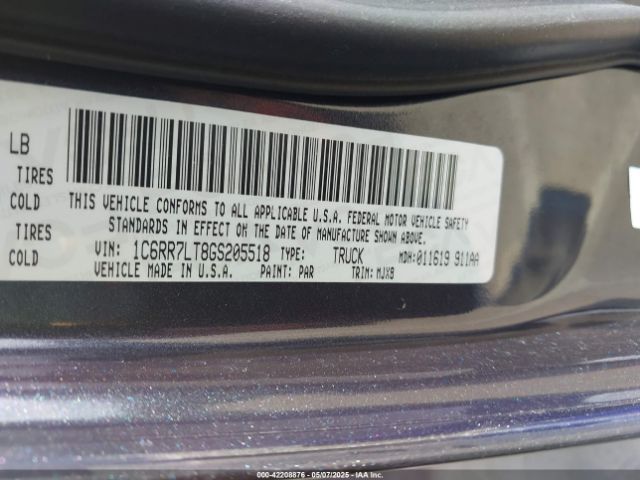 1C6RR7LT8GS205518 RAM 1500 Big Horn