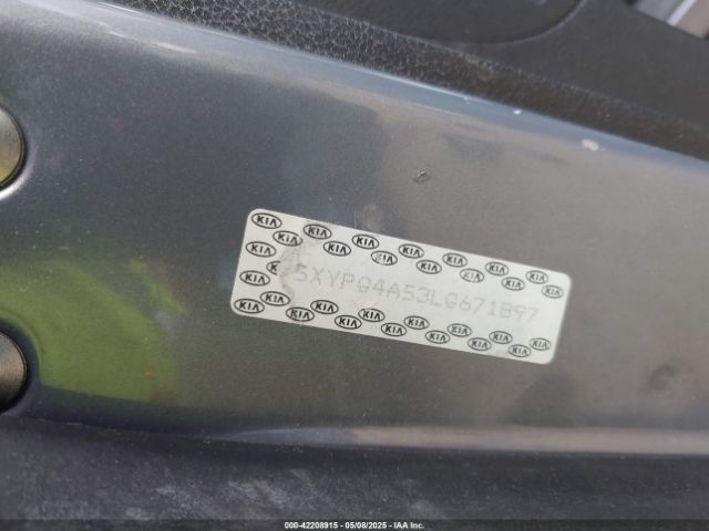 5XYPG4A53LG671897 KIA Sorento 3.3l Lx