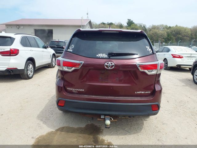 5TDDKRFH4FS119611 Toyota Highlander Limited V6