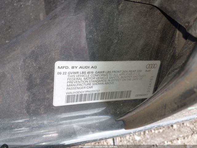 2023 AUDI S3 WAUH3DGY7PA033737 Photo 8