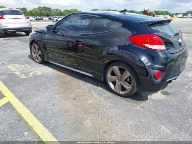 KMHTC6AE5EU185501 Hyundai Veloster Turbo W/black