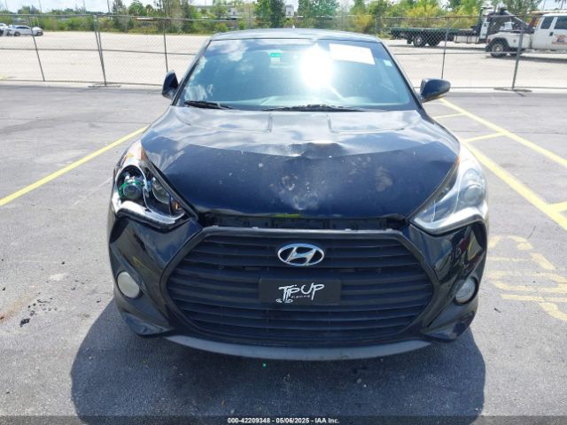 KMHTC6AE5EU185501 Hyundai Veloster Turbo W/black