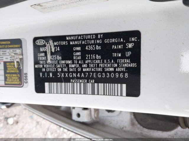 5XXGN4A77EG330968 KIA OPTIMA EX