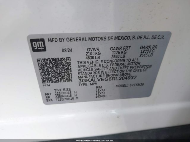 2024 GMC TERRAIN 3GKALVEG6RL304937 Photo 8