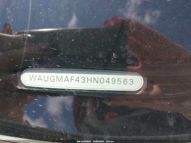 WAUGMAF43HN049563 Audi A4 2.0t Ultra Premium