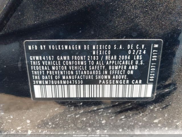 3VWEM7BU6RM047530 Volkswagen Jetta 1.5t Se