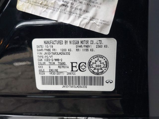 2020 INFINITI Q50 JN1EV7AR3LM254332 Photo 8