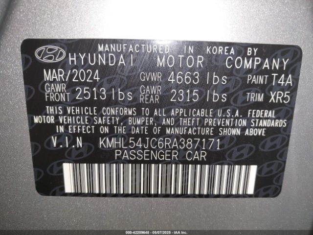 KMHL54JC6RA387171 Hyundai Sonata N Line