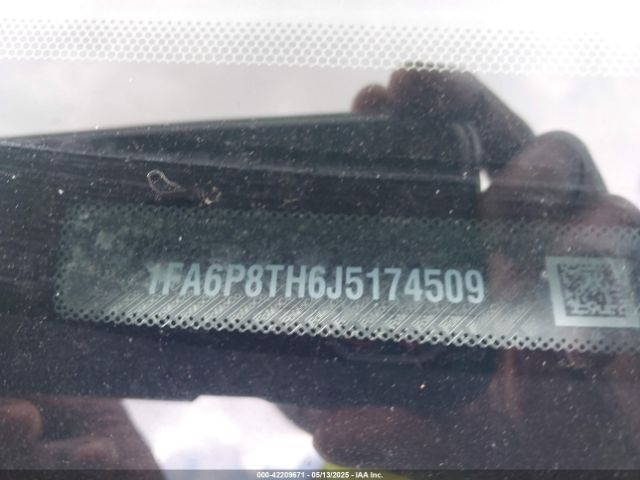 1FA6P8TH6J5174509 Ford Mustang Ecoboost
