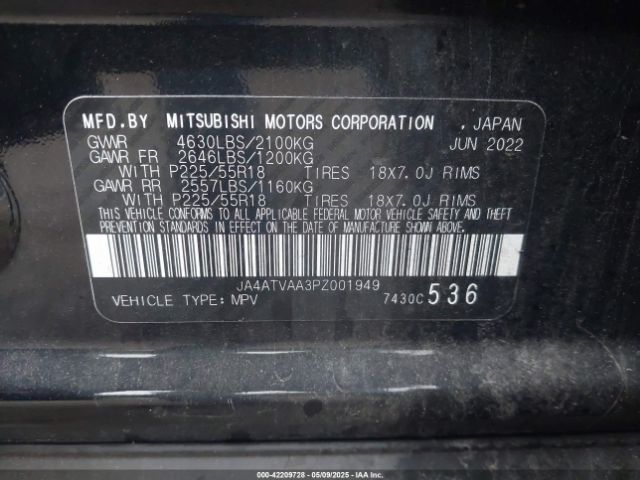 2023 MITSUBISHI ECLIPSE CROSS JA4ATVAA3PZ001949 Photo 8