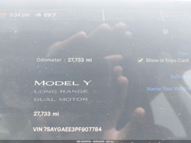 2023 TESLA MODEL Y 7SAYGAEE3PF907784 Photo 6