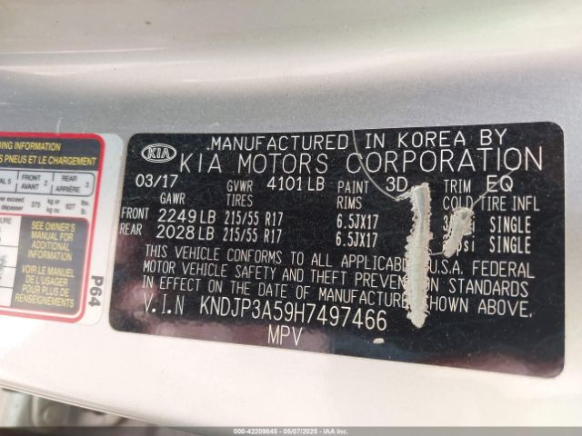 KNDJP3A59H7497466 KIA SOUL +