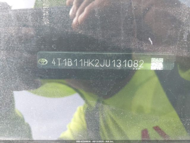 2018 TOYOTA CAMRY 4T1B11HK2JU131082 Photo 8