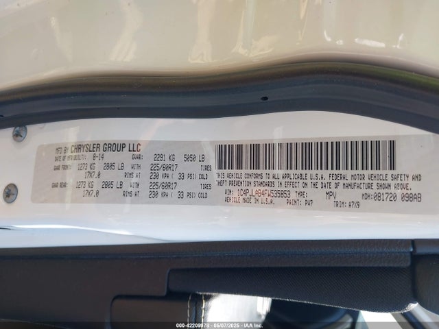 1C4PJLAB4FW535853 Jeep Cherokee Sport