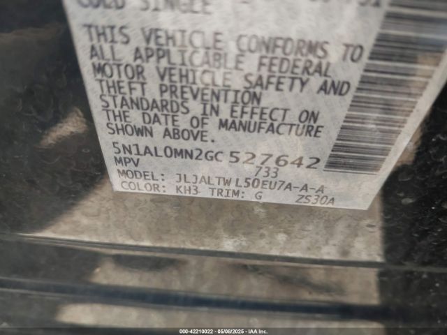 2016 INFINITI QX60 5N1AL0MN2GC527642 Photo 8