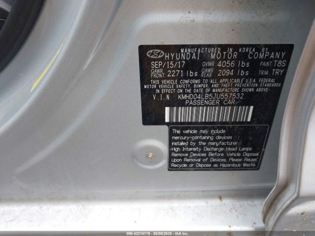 KMHD04LB5JU557532 Hyundai Elantra Sport
