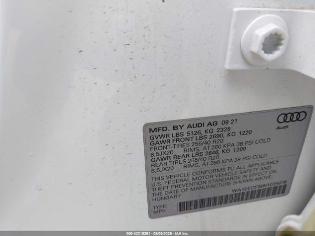 2022 AUDI Q3 WA1EECF39N1025078 Photo 8