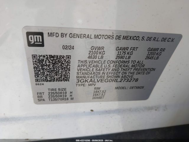 2024 GMC TERRAIN 3GKALVEG0RL273278 Photo 8