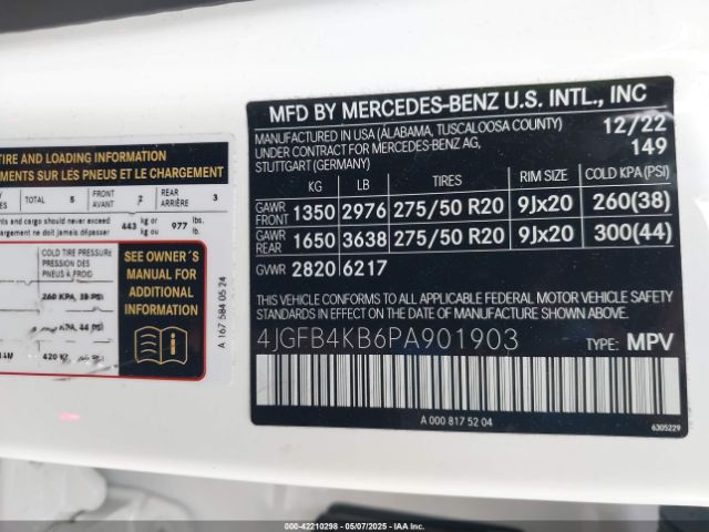 2023 MERCEDES-BENZ GLE 350 4JGFB4KB6PA901903 Photo 8