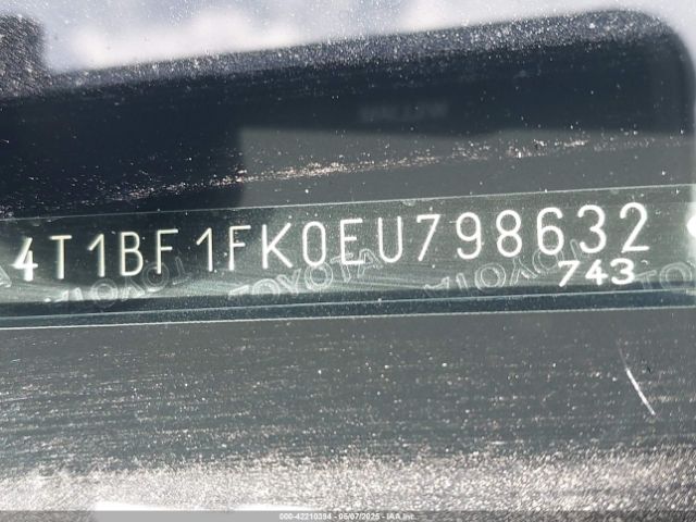 4T1BF1FK0EU798632 Toyota Camry Se Sport