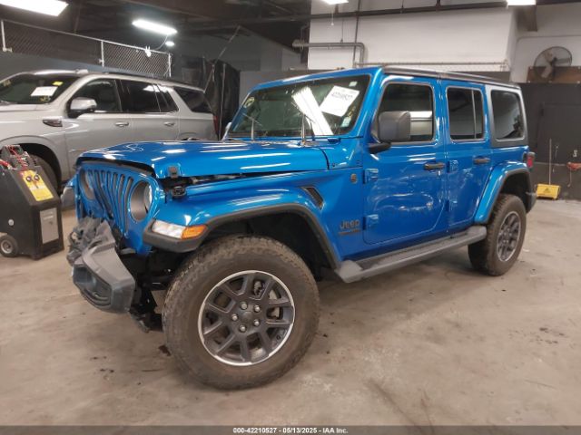 1C4HJXDN5MW717673 Jeep Wrangler Unlimited 80th Anniversary 4x4