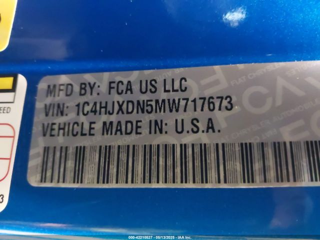 1C4HJXDN5MW717673 Jeep Wrangler Unlimited 80th Anniversary 4x4