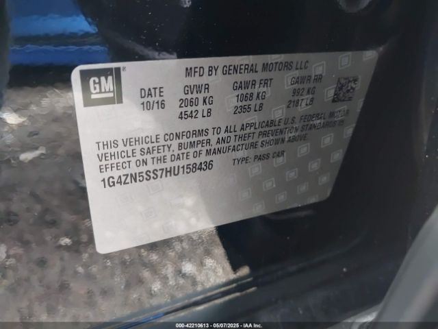 1G4ZN5SS7HU158436 Buick Lacrosse Preferred