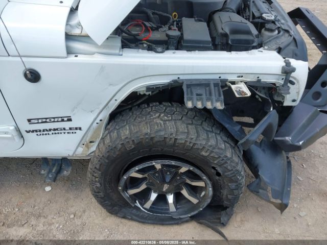 1C4BJWDG4GL347954 Jeep Wrangler Unlimited Sport