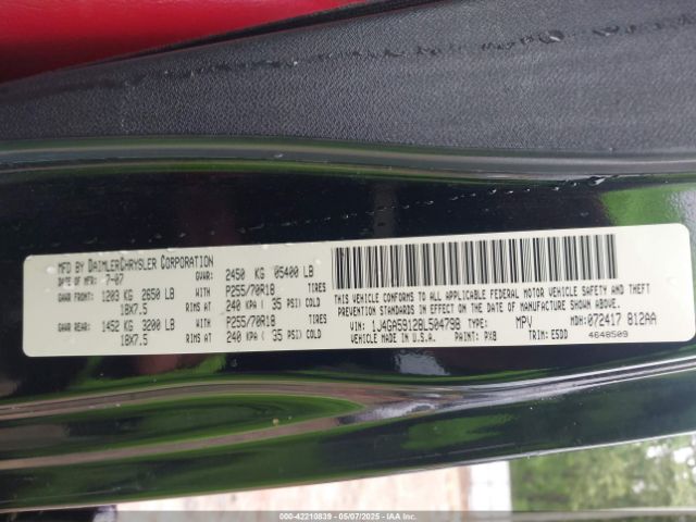 2008 JEEP WRANGLER 1J4GA59128L504798 Photo 8