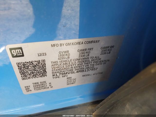 2024 CHEVROLET TRAILBLAZER KL79MVSL4RB137957 Photo 8