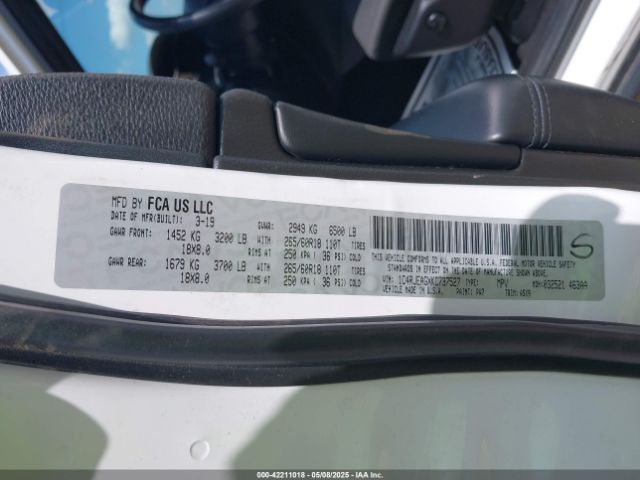 2019 JEEP GRAND CHEROKEE 1C4RJEAGXKC737527 Photo 8