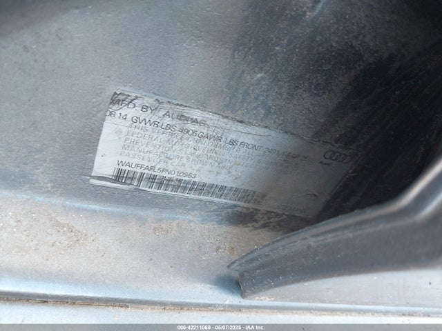 2015 AUDI A4 WAUFFAFL5FN010953 Photo 8