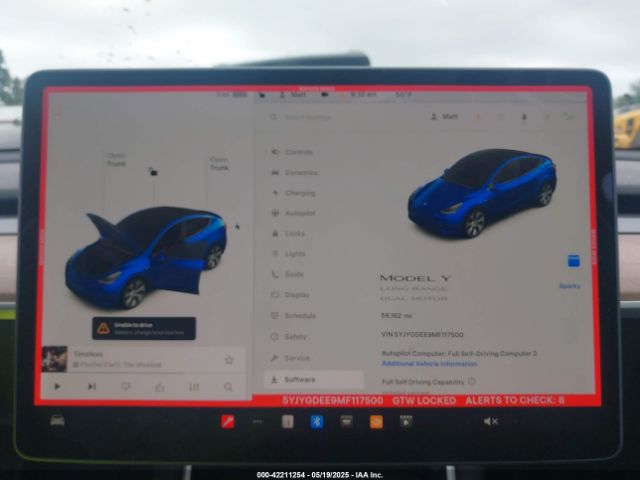 5YJYGDEE9MF117500 Tesla Model Y Long Range Dual Motor All-wheel Drive
