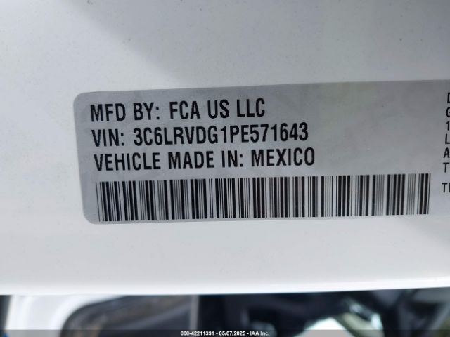 2023 RAM PROMASTER 2500 3C6LRVDG1PE571643 Photo 8