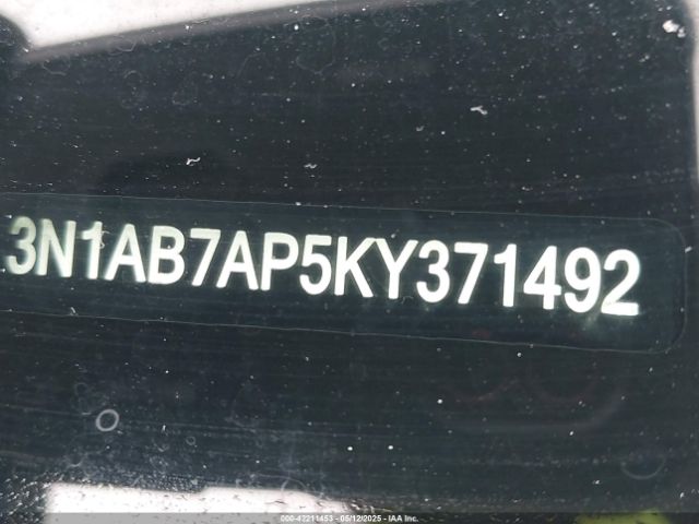 3N1AB7AP5KY371492 Nissan Sentra