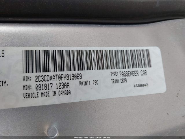 2C3CDXAT0FH919069 Dodge Charger Police