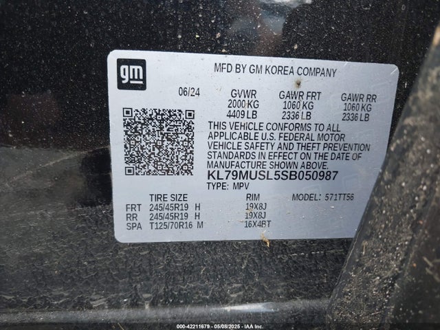 KL79MUSL5SB050987 Chevrolet l3t