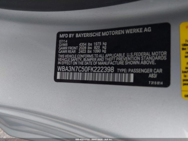 2015 BMW 428I WBA3N7C50FK222398 Photo 8