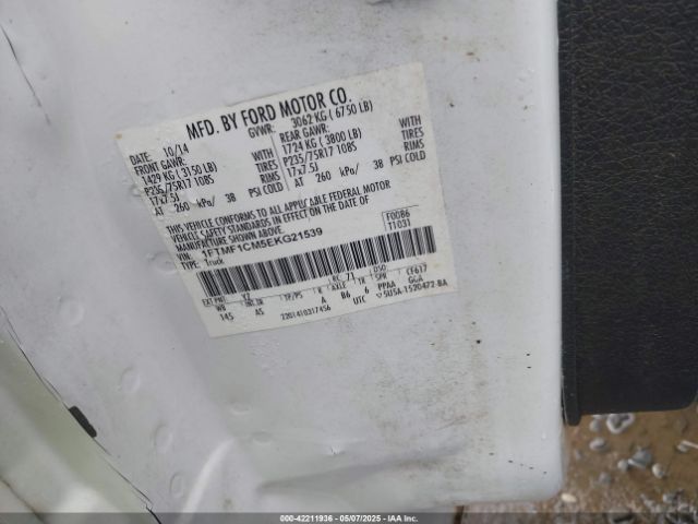 1FTMF1CM5EKG21539 Ford F-150 Xl