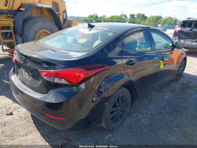 5NPDH4AE2EH491158 Hyundai ELANTRA SE