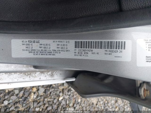 2015 CHRYSLER 200 1C3CCCAB2FN742700 Photo 8