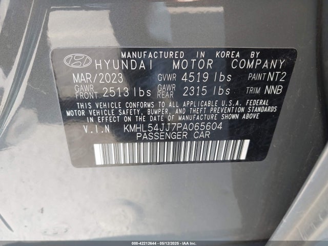 KMHL54JJ7PA065604 Hyundai gdi nu pe