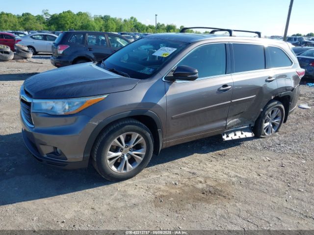5TDJKRFHXFS119471 Toyota Highlander Xle V6