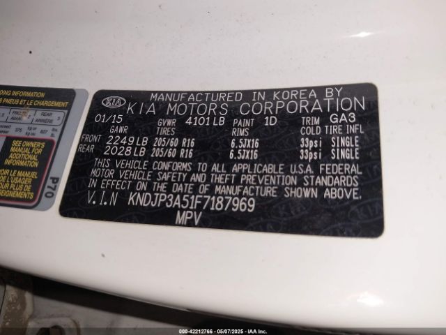 KNDJP3A51F7187969 KIA SOUL +