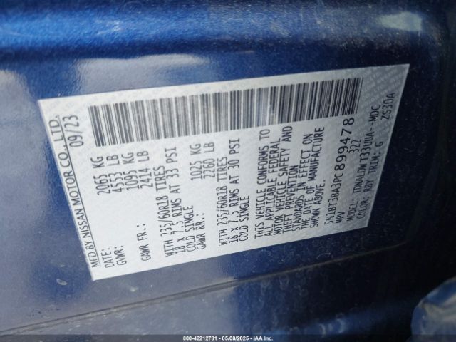 2023 NISSAN ROGUE 5N1BT3BA3PC899478 Photo 8