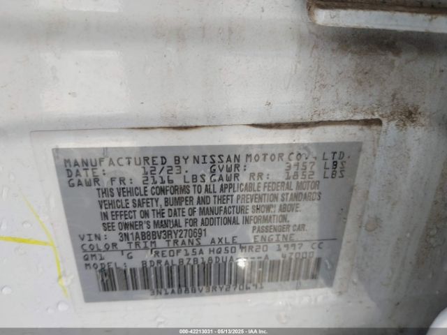 2024 NISSAN SENTRA 3N1AB8BV3RY270691 Photo 8