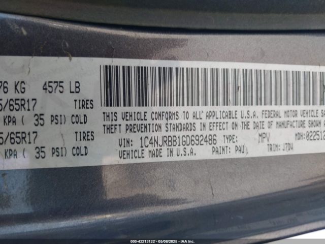 1C4NJRBB1GD692486 Jeep Patriot 75th Anniversary